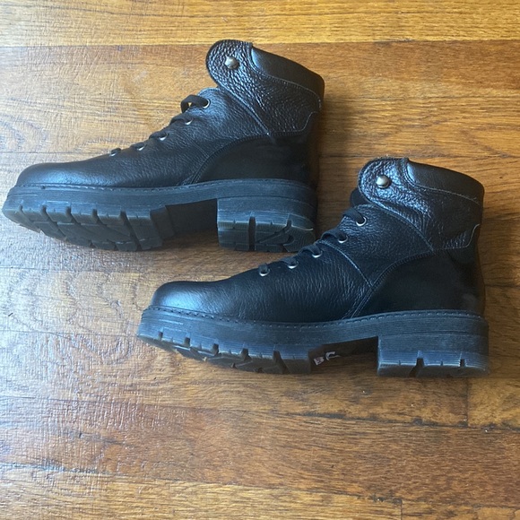 Avellini Lace Up Hiker Combat Boots - Picture 4 of 10